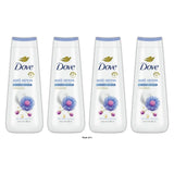 Dove Body Wash for Women Moisturizing Anti-Stress Blue Chamomile & Oat Milk Clear 20 oz (Pack of 4)