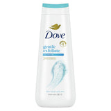Dove Body Wash for Women Gentle Exfoliating with Sea Minerals All Skin 20 OZ (Pack of 4)