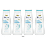 Dove Body Wash for Women Gentle Exfoliating with Sea Minerals All Skin 20 OZ (Pack of 4)