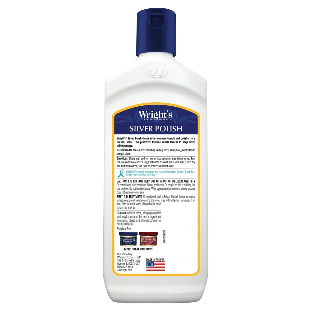 Wright s Silver Polish Anti-tarnish By Weiman 7 fl oz (Pack of 6)