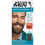 Just For Men Mustache & Beard Coloring for Gray Hair M40 Medium Dark Brown (Pack of 12)