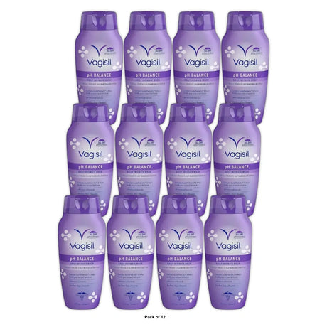 Vagisil PH Balance Daily Intimate Vaginal Feminine Wash 12 OZ (Pack of 12)