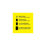 Glad Tall Kitchen Trash Bags 13 Gallon 34 Bags (ForceFlexPlus Gain Original) (Pack of 6)