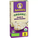Annie s Organic Macaroni and Cheese Shells and White Cheddar 6 OZ (Pack of 12)