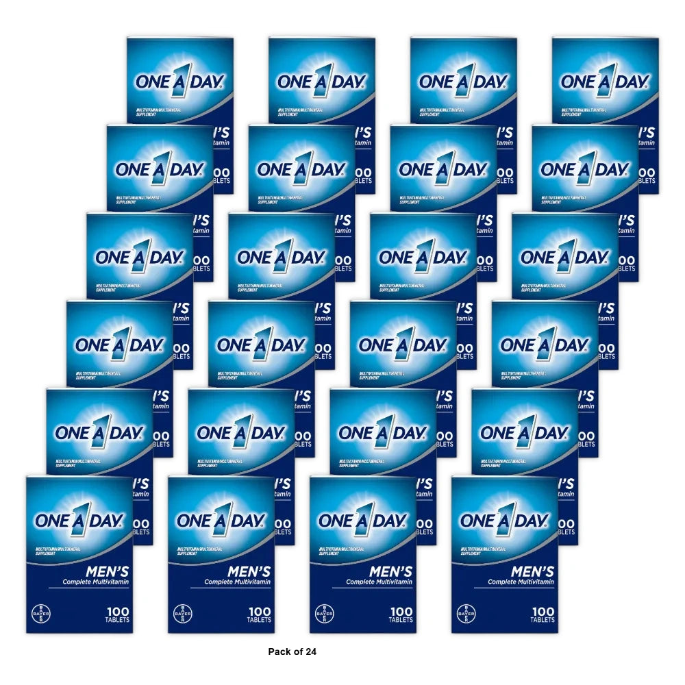 One A Day For Men's Multivitamin Dietary Supplement Tablets - 100ct (Pack of 24)