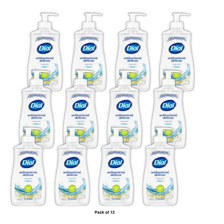 Dial Antibacterial Liquid Hand Soap White Tea 11 fl Oz (Pack of 12)