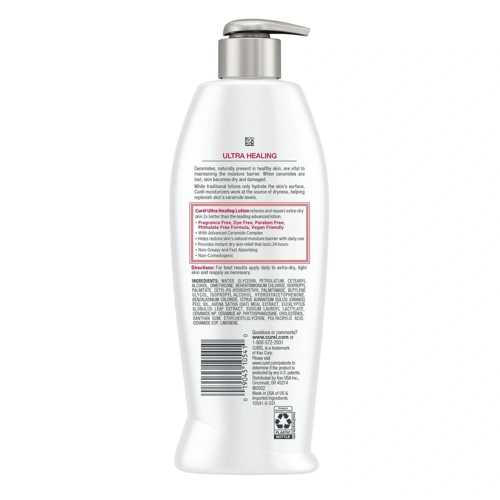 Curél Ultra Healing Intensive Fragrance-Free Lotion Extra-Dry Skin Sensitive S13 oz (Pack of 6)
