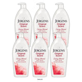 Jergens Original Scent with Cherry Almond Essence Dry Skin Moisturizer, Long Las 32 fl oz (Pack of 6)