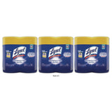 Lysol Disinfectant Wipes Multi-Surface Antibacterial Cleaning Wipes For Disinfecting and Cleaning Lemon and Lime Blossom (Pack of 3)