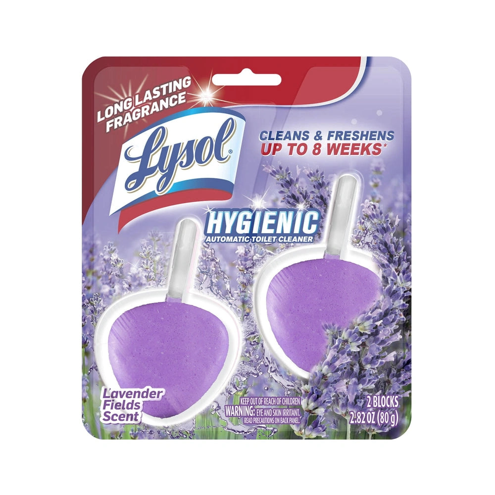 Lysol 2-Count Lavender Toilet Bowl Cleaner 2.82 Oz (Pack Of 4)