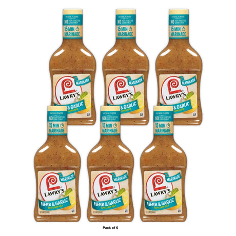 Lawry s Herb & Garlic With Lemon Marinade 12 Fl. Oz (Pack of 6)