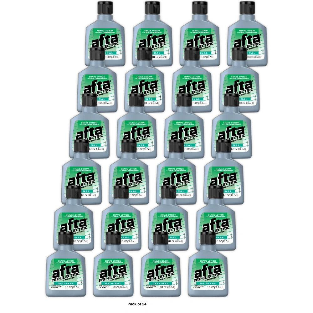 Afta Pre-Electric Shave Lotion With Skin Conditioners Original 3 Oz (Pack of 24)