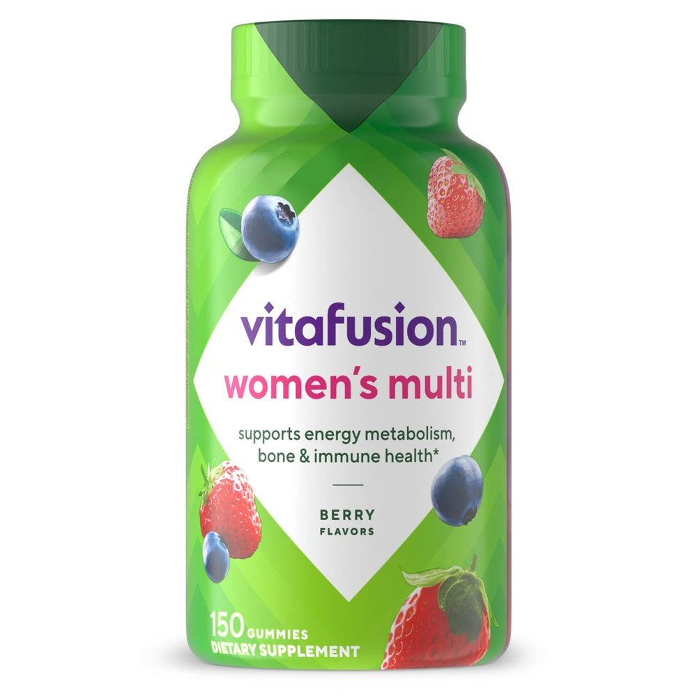 Vitafusion Women's Gummy Vitamins, Natural Berry Flavors (Pack of 12)