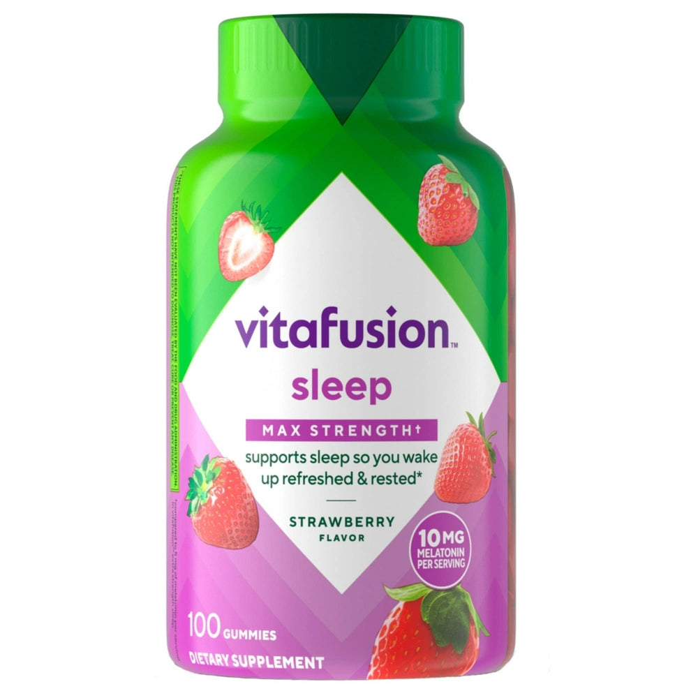 Vitafusion Max Strength Melatonin Gummies for Sleep Support - (Pack of 12)