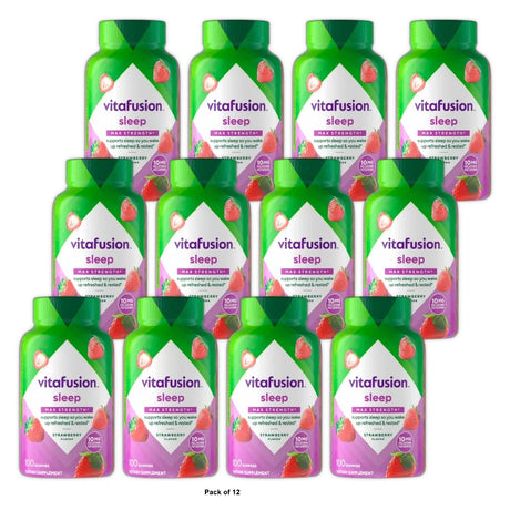Vitafusion Max Strength Melatonin Gummies for Sleep Support - (Pack of 12)