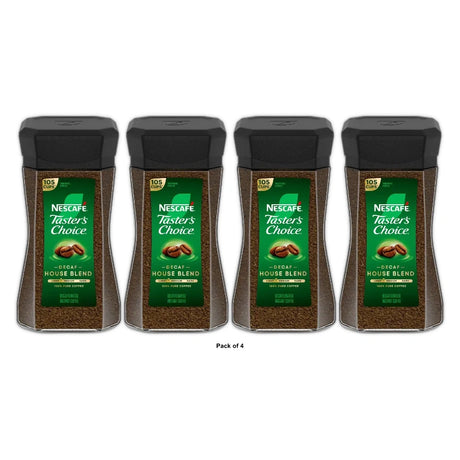 Nescafe Decaf Taster s Choice Light Medium Roast Instant Coffee 7oz (Pack of 4)