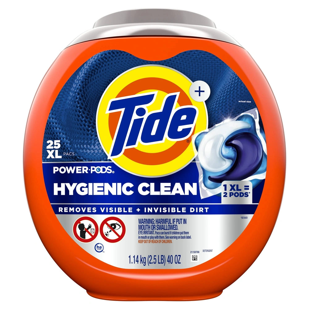 Tide Hygienic Clean Power PODS® Laundry Detergent Pacs Heavy 10x Duty Original 40 OZ (Pack of 4)