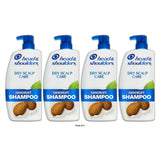 Head & Shoulders Dandruff Shampoo, Anti-Dandruff Treatment, Dry Scalp Care for D 28.2 oz(Pack of 4)