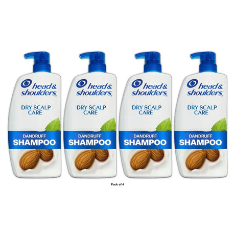 Head & Shoulders Dandruff Shampoo, Anti-Dandruff Treatment, Dry Scalp Care for D 28.2 oz(Pack of 4)