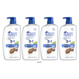 Head & Shoulders 2-in-1 Dandruff Shampoo and Conditioner, Anti-Dandruff Treatmen 28.2 oz(Pack of 4)