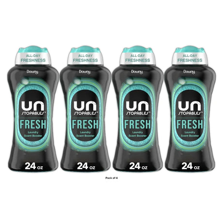 Downy Fresh Scent Unstopables In-Wash Laundry Scent Booster Beads - 24.0 oz(Pack of 4)