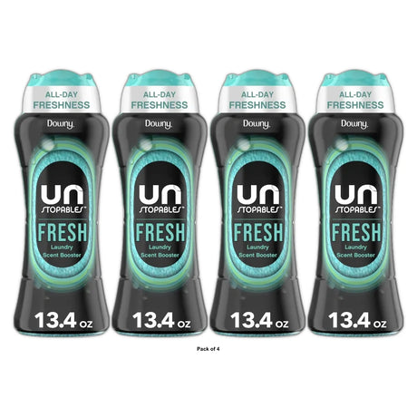 Downy 08732 Unstopables In-Wash Scent Booster Beads Fresh Scent 13.4oz (Pack of 4)