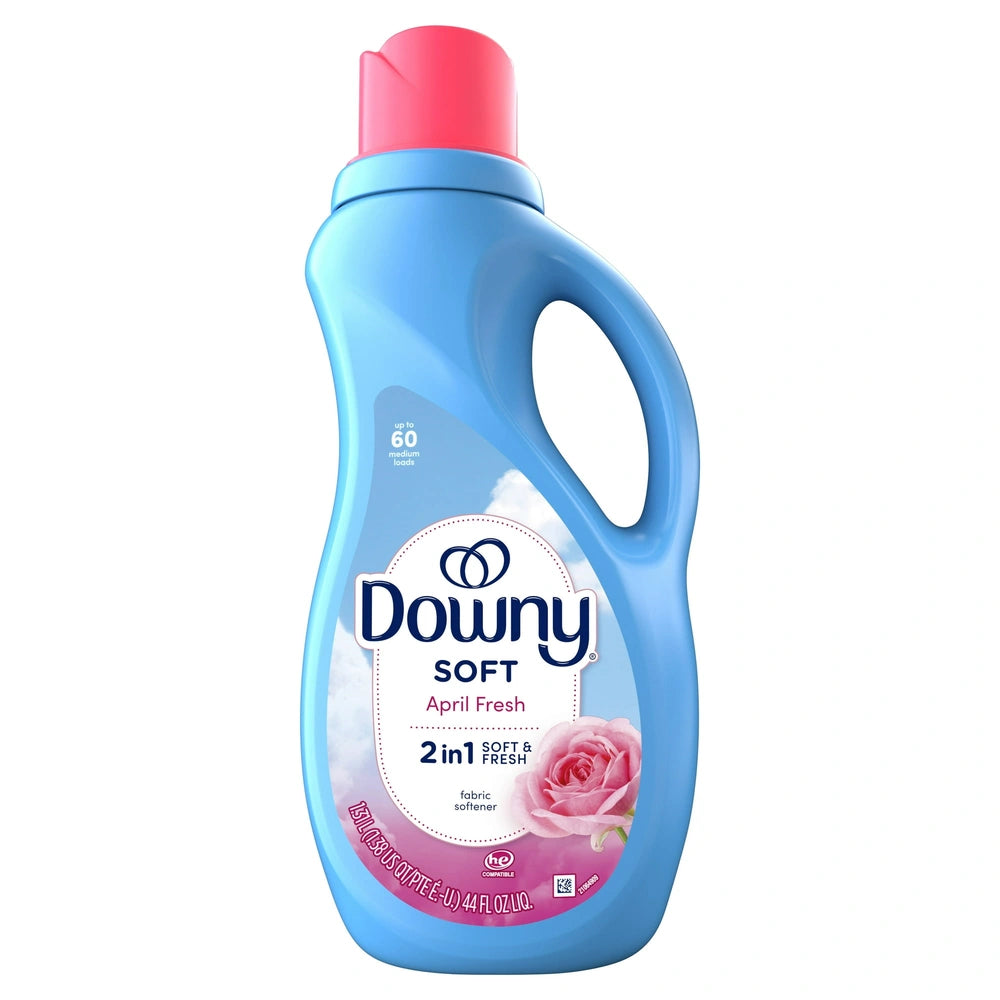 Downy Liquid Fabric Softener April Fresh Scent 60 Loads 44 fl oz (Pack of 6)