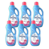 Downy Liquid Fabric Softener April Fresh Scent 60 Loads 44 fl oz (Pack of 6)