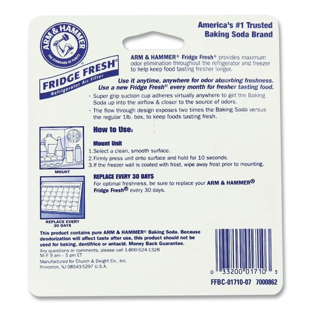 Arm & Hammer Fridge Fresh Refrigerator Air Filter 5.5 oz (Pack of 8)