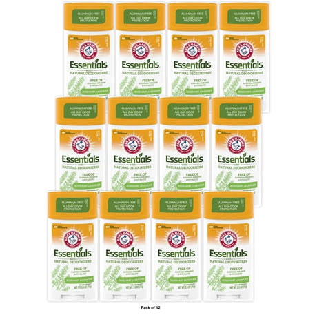 Arm & Hammer Essentials Deodorant, Fresh, 2.5 OZ (Pack of 12)