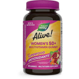 Nature s Way Alive! Women s 50+ Gummy Multivitamin B-Vitamins Mixed Berry Flav (Pack of 12)