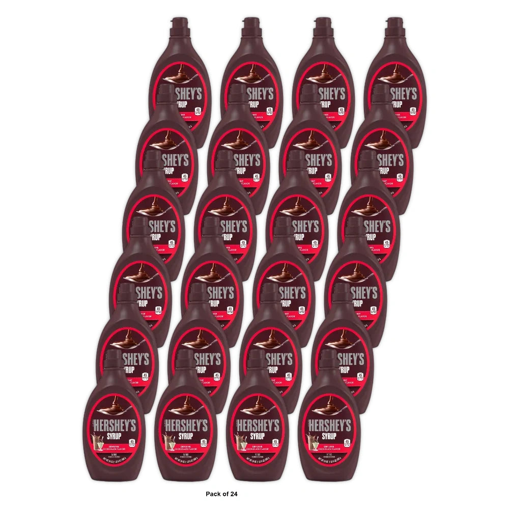 Hershey s Chocolate Syrup Bottle 24 Oz (Pack of 24)