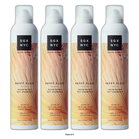 SGX NYC Happy Place Nourishing Dry Shampoo - 6.5 oz (Pack of 4)