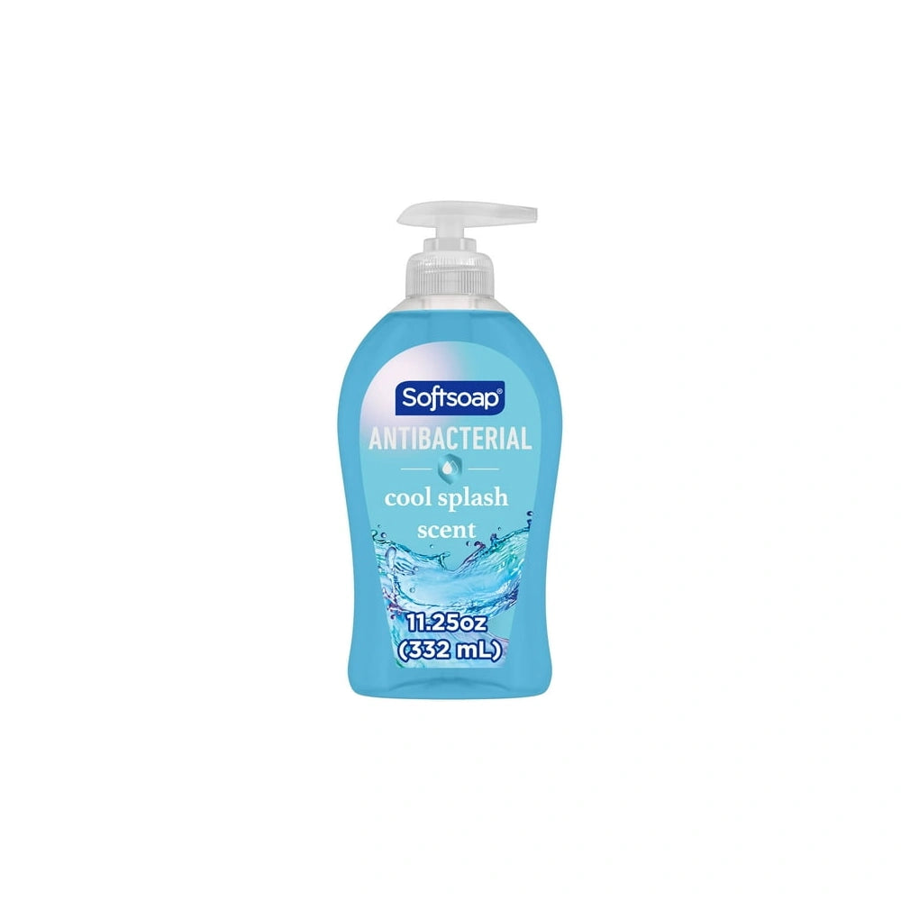 Softsoap Clean & Protect Antibacterial Liquid Hand Soap Cool Splash 13.28 OZ (Pack of 6)