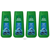 Irish Spring Mens Body Wash Moisture Blast Body Wash for Men All Skin Types 20 OZ (Pack of 4)