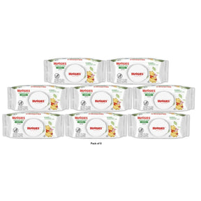 Huggies Natural Care Fragrance Free Baby Wipes,448 Total Wipes 56 Count (Pack of 8)