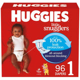 Huggies Little Snugglers Baby Diapers Size 1 (Pack of 1)