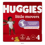 Huggies Little Movers Baby Disposable Diapers - Size 4 (Pack of 1)