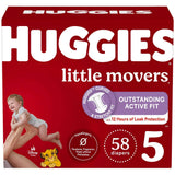 Huggies Little Movers Baby Disposable Diapers - Size 5(Pack of 1)