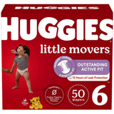 Huggies Little Movers Baby Disposable Diapers - Size 6 (Pack of 1)