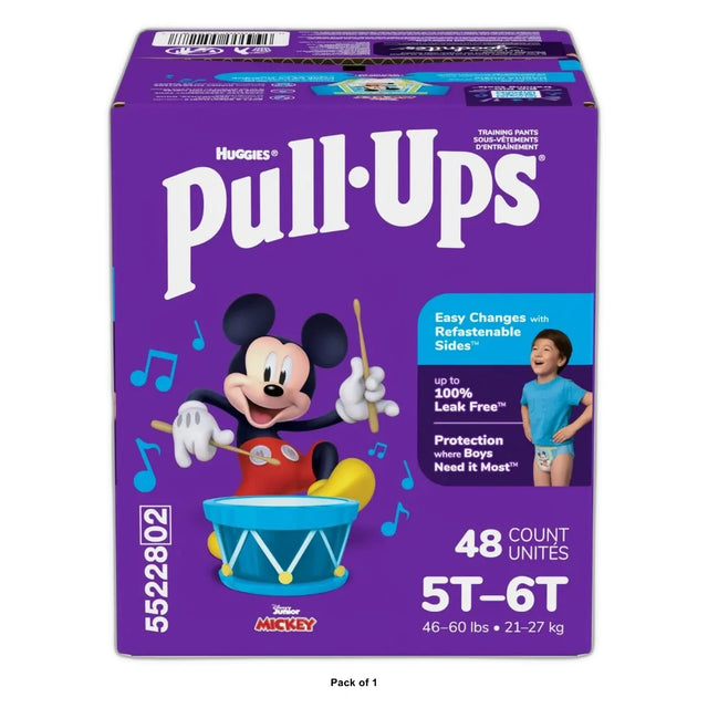 Pull-Ups Boys Potty Training Pants 5T-6T (Pack of 1)