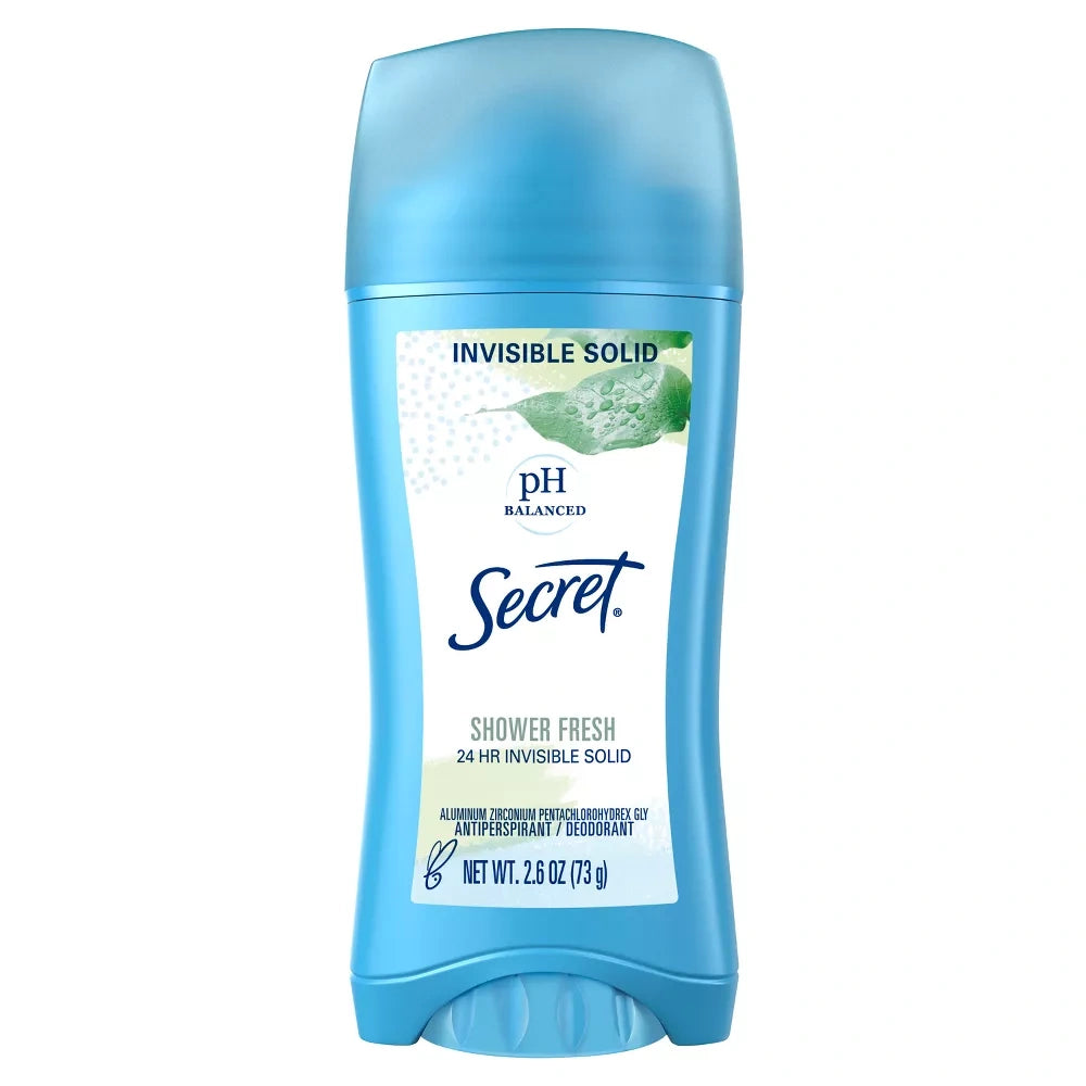 Secret Original Shower Fresh Scent Women's Invisible Solid Ph Balanced Antipersp 2.6 OZ (Pack of 12)
