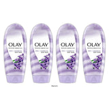 Olay Moisture Ribbons Women s body Wash Shea + Lavender Oil 18 fl oz (Pack of 4)