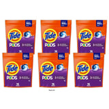 Tide PODS Liquid Laundry Detergent Pacs Spring Meadow16 Count (Pack of 6)