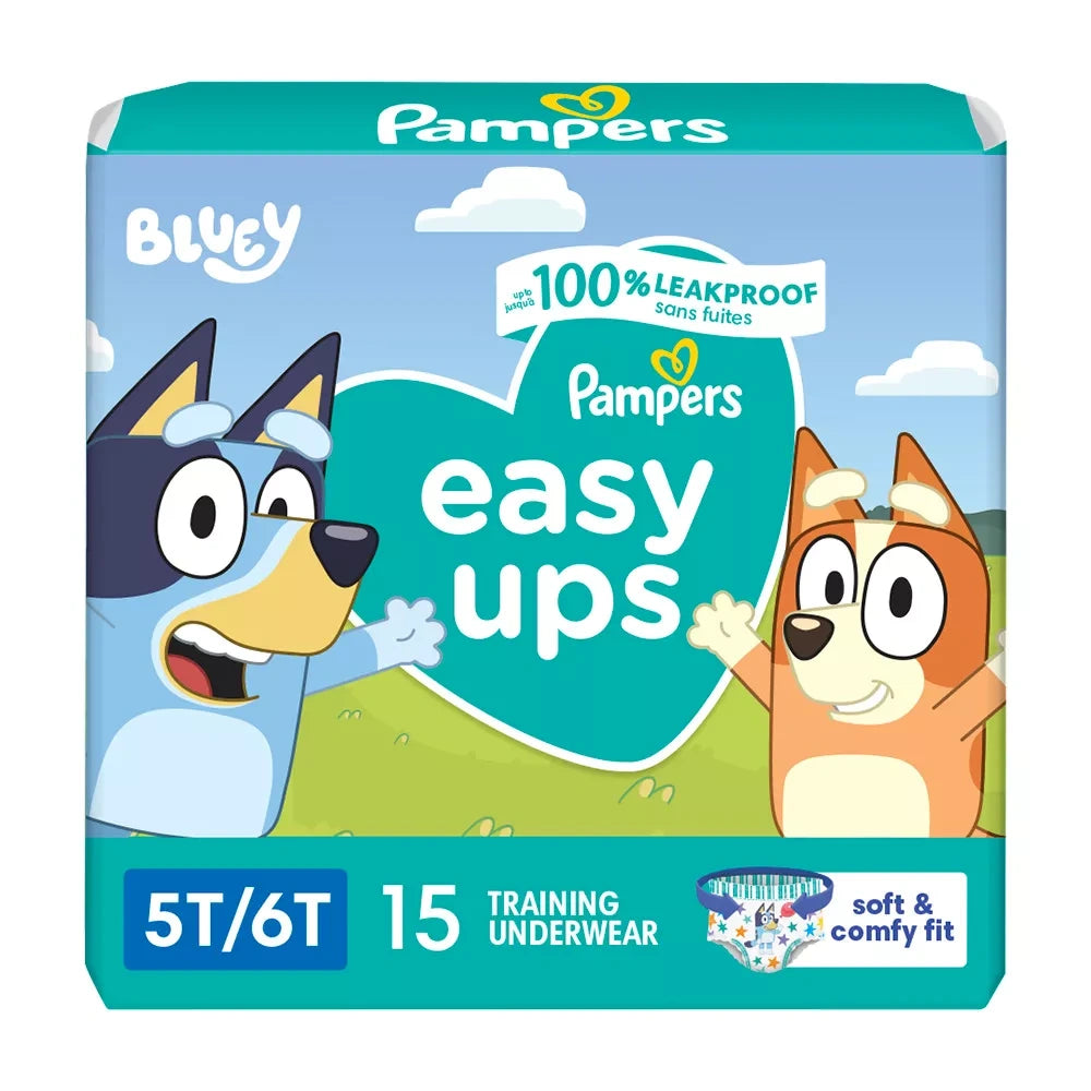 Pampers Easy Ups PJ Masks Training Pants Boys Size 5T/6T (Pack of 4)