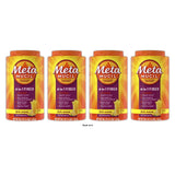 Metamucil Psyllium Fiber Supplement with Sugar Powder- Orange -52.32 oz(Pack of 4)