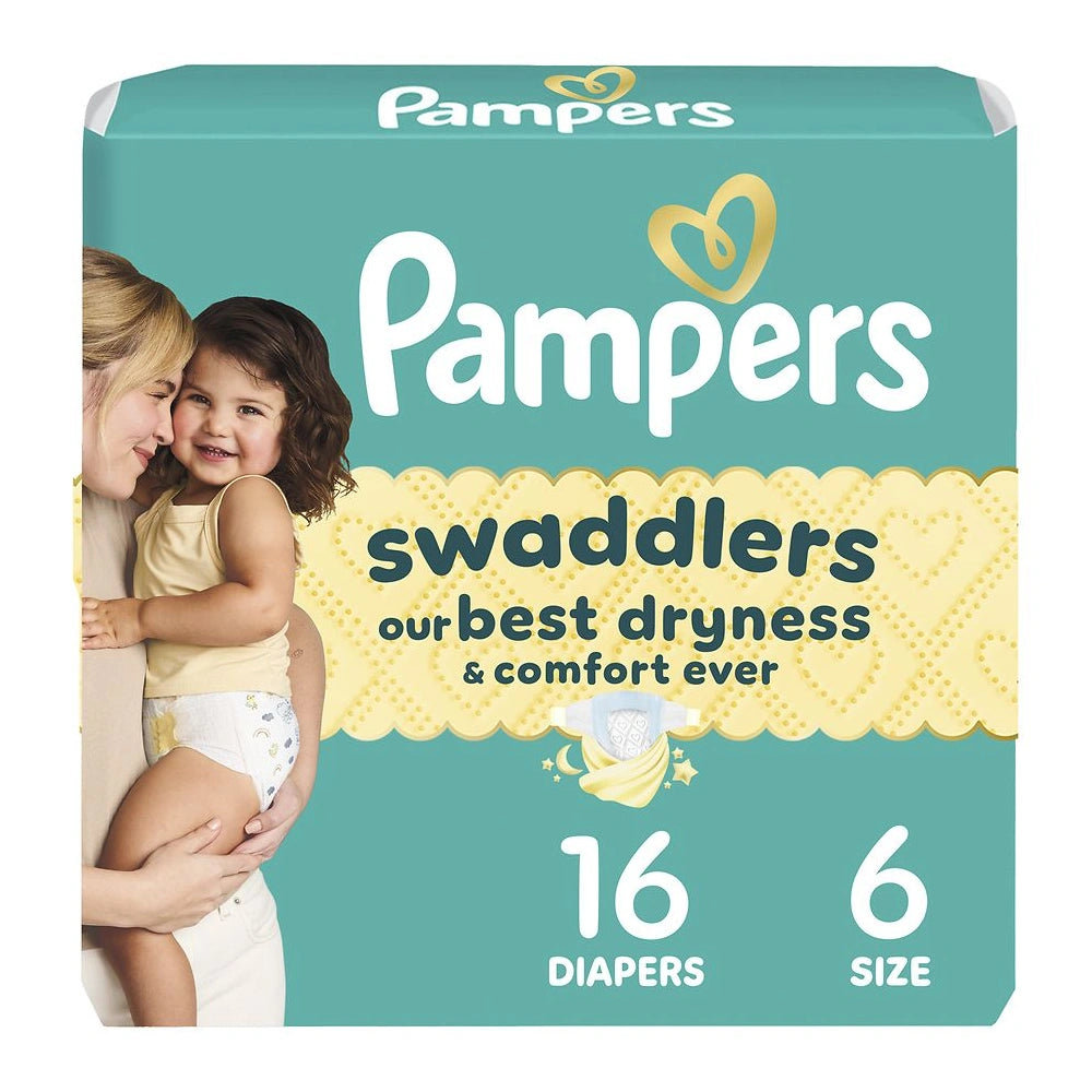 Pampers Swaddlers Diapers Size 6 (Pack of 4)