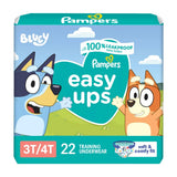 Pampers Easy Ups Bluey Training Underwear - Size 3T-4T - (Pack of 4)