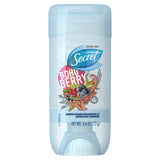 Secret Fresh Antiperspirant Deodorant Clear Gel Berry 2.6 OZ (Pack of 12)