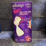 Always Radiant Overnight Sanitary Pads with Wings - Scented - Size 4 - (Pack of 6)